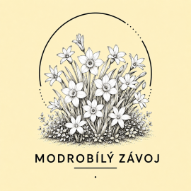 Modrobílý závoj