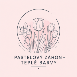 Pastelový záhon - teplé barvy